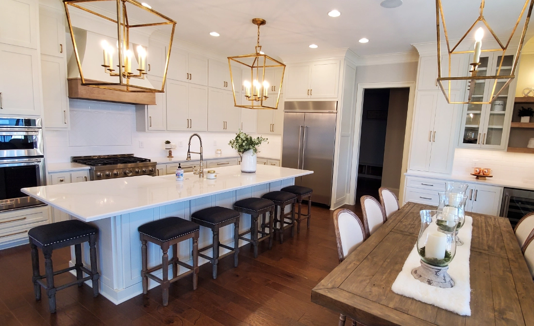 Kitchen and bath remodeling project by Fineline Construction in Charlotte, NC